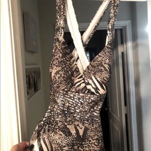 Snake Skin Prom/Gala Dress - Size 8
